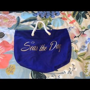 Seas The Day beach bag